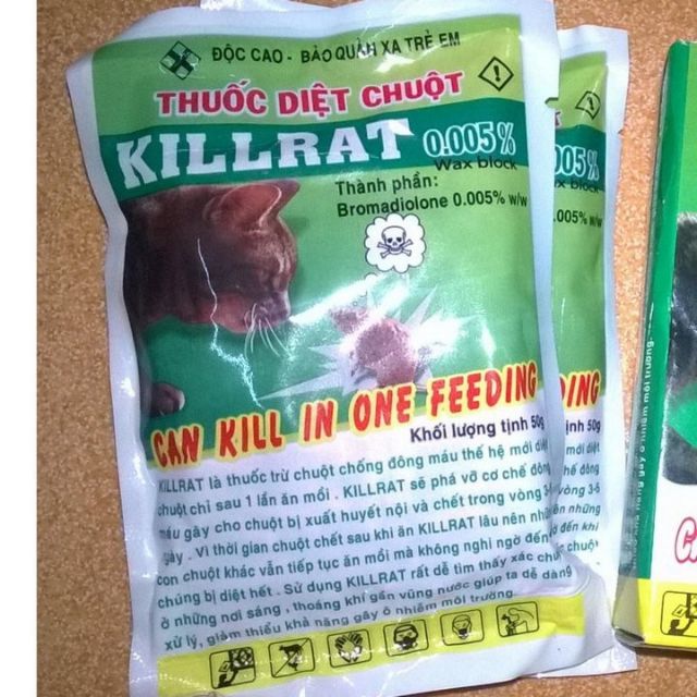 Thuốc diệt chuột killrat 0.005%
