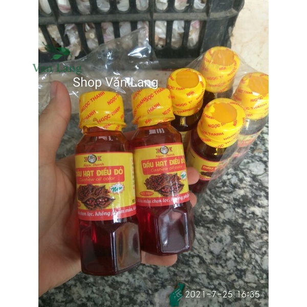 Dầu hạt điều đỏ nguyên chất lọ 250g