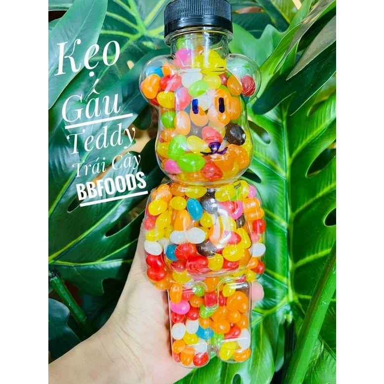 Kẹo chai gấu BearBrick Teddy siêu cute