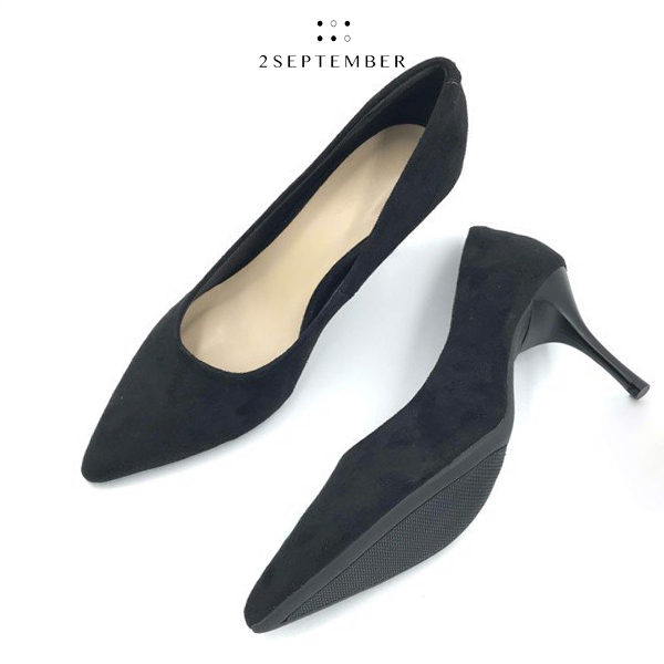 [HCM]Giày cao gót 8cm mũi nhọn 2September Cosmo 8 Black
