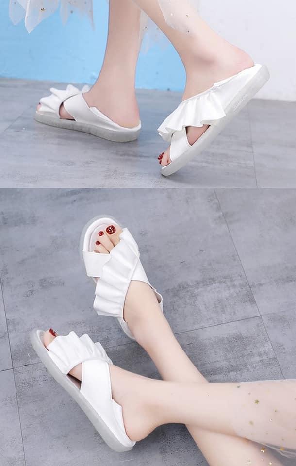 [HCM]Sandal quai chéo đế gân bò cao cấp