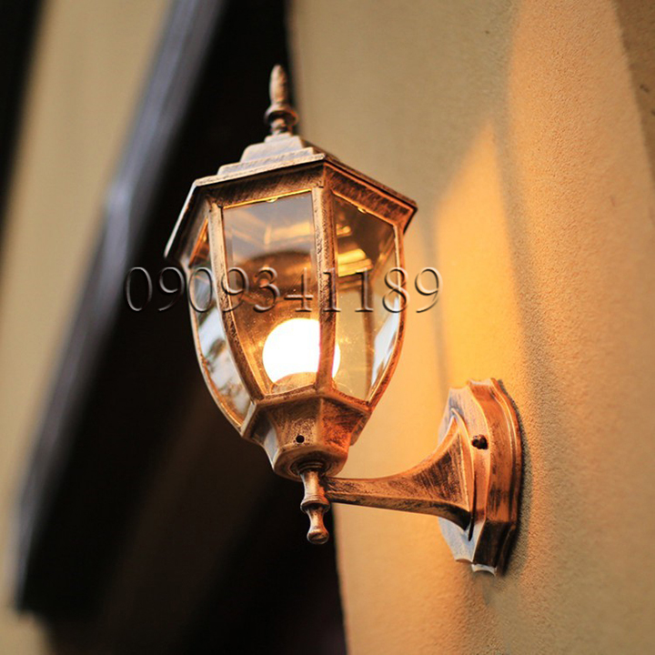 [HCM]Đèn gắn cột ngoài trời - đèn gắn tường để ngoài trời - đèn sân vườn HABALI