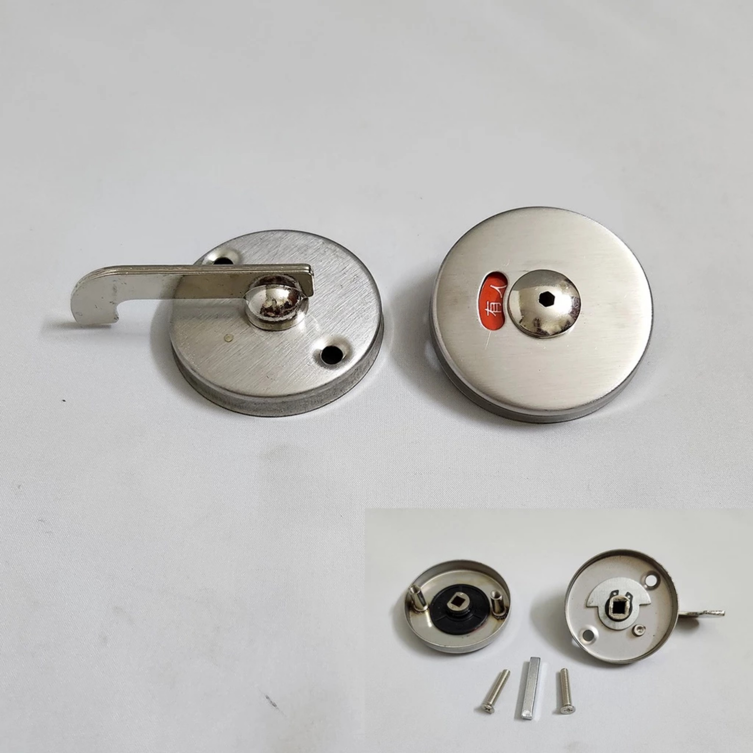 Ổ khóa vách ngăn vệ sinh tấm compact inox 201 model M