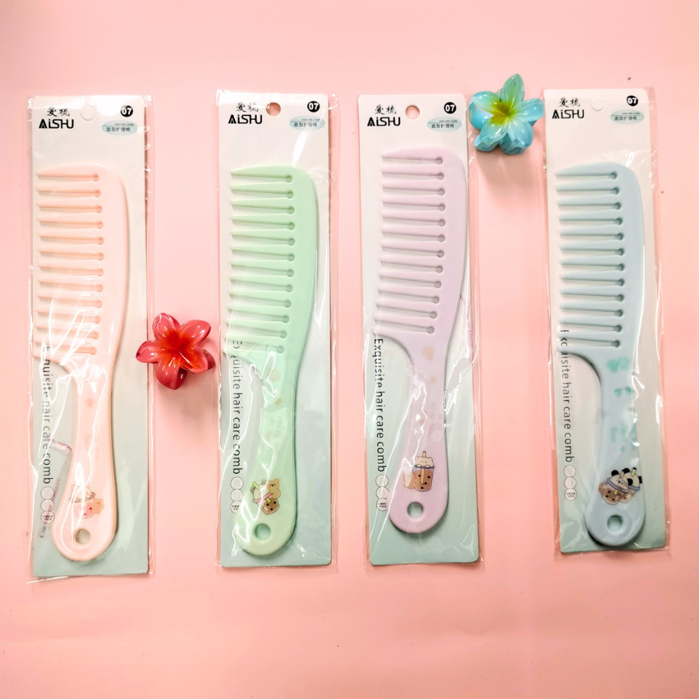 Wide-Tooth Comb - Specialized in Combing Curly and Tangled Hair