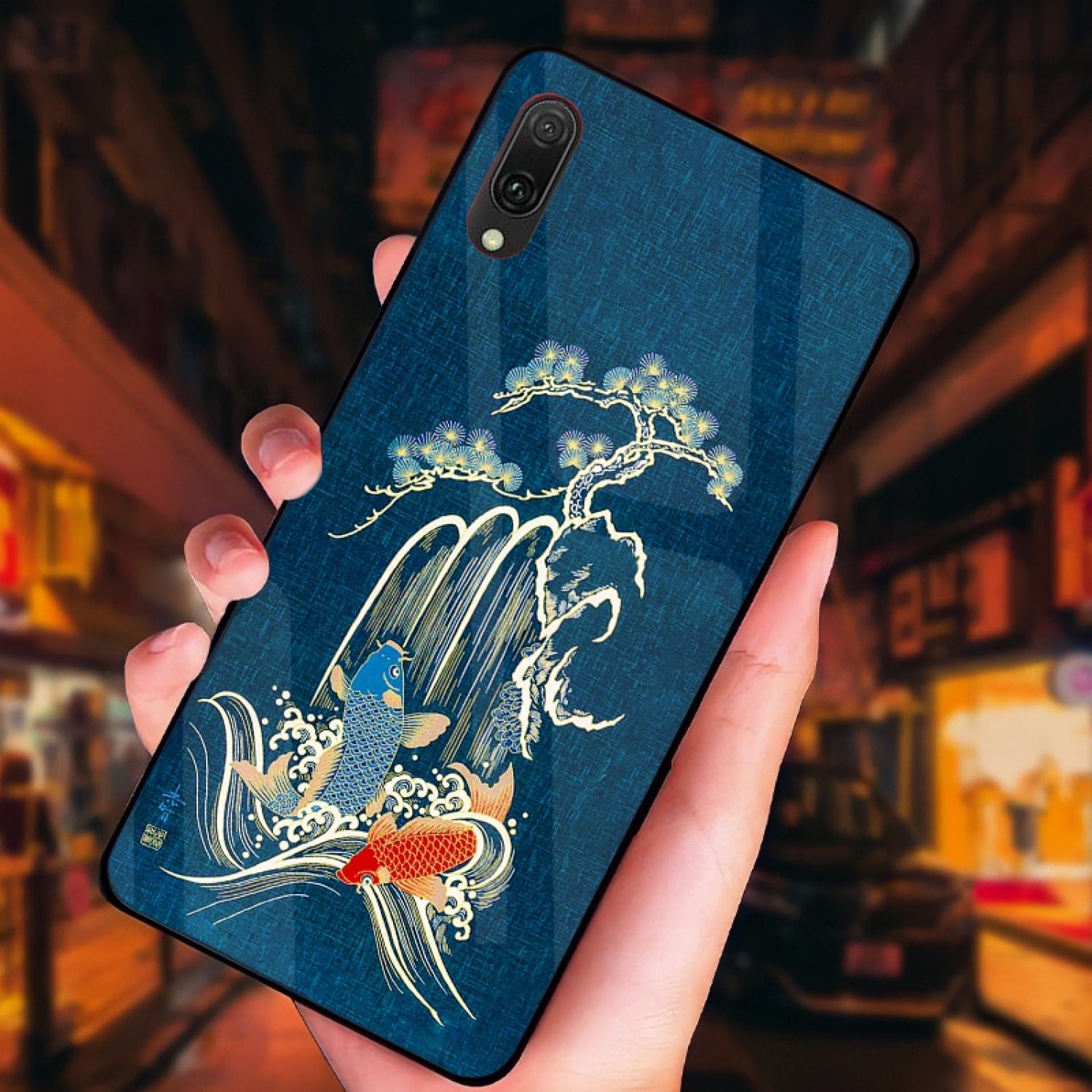 Ốp huawei y7 pro 2019 mặt kính cường sang trọng, cao cấp, sáng bóng