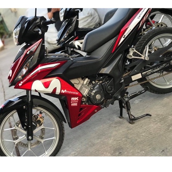 Tem rời Winner Movistar dán xe đỏ