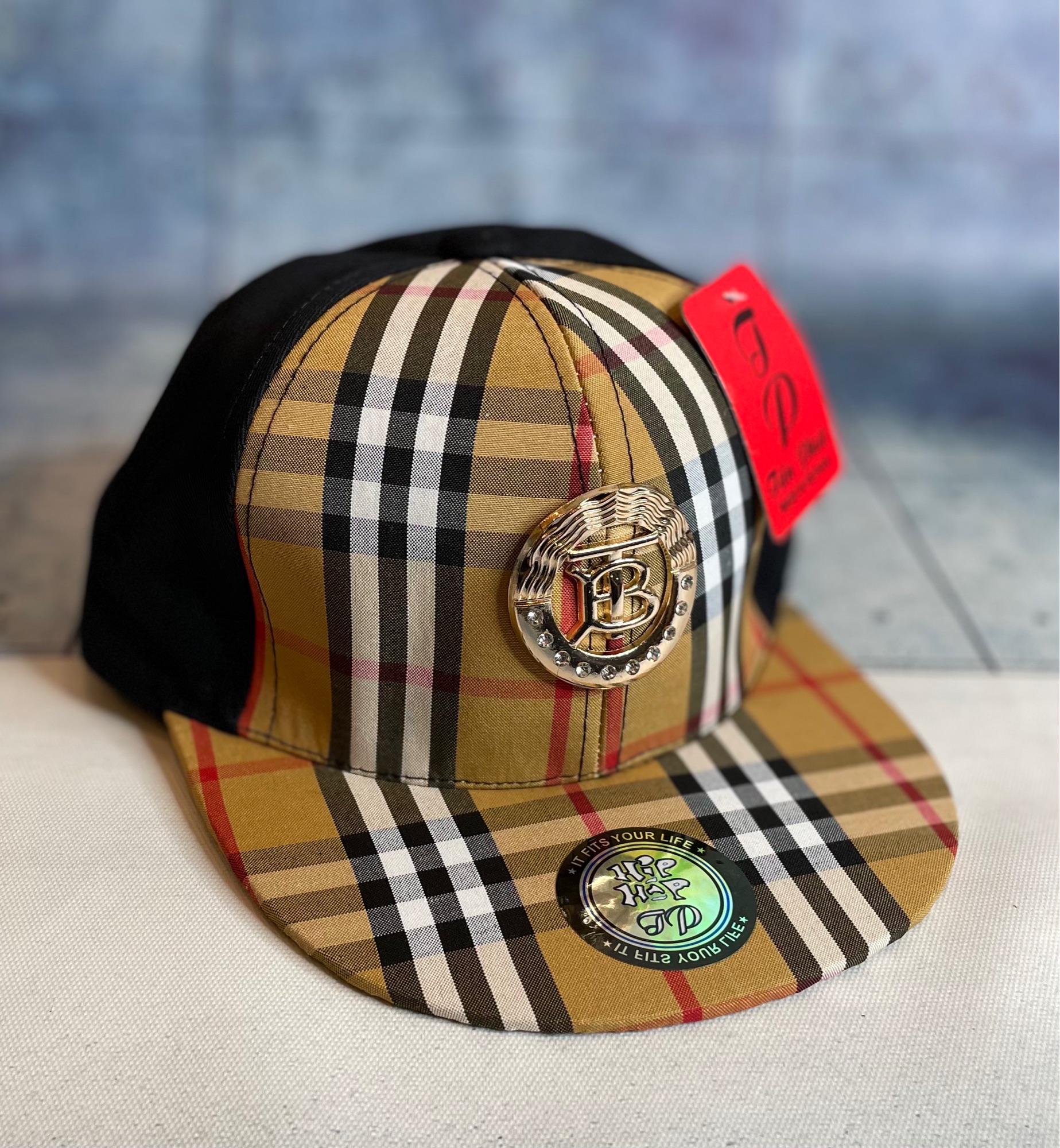 [HCM]Nón Snapback trẻ em sọc logo sắt 1t đến 5tuổi
