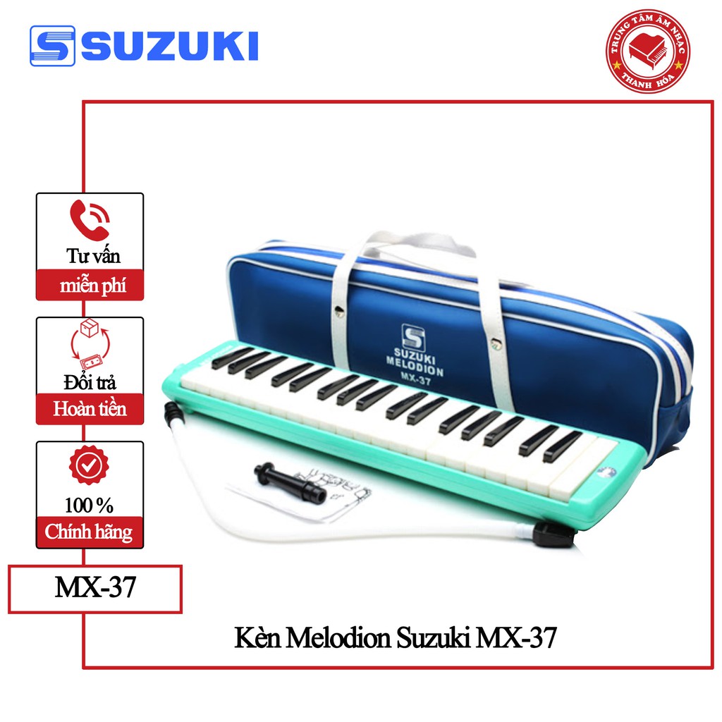 Kèn Melodion - Melodica Suzuki MX37 - Hàng chuẩn