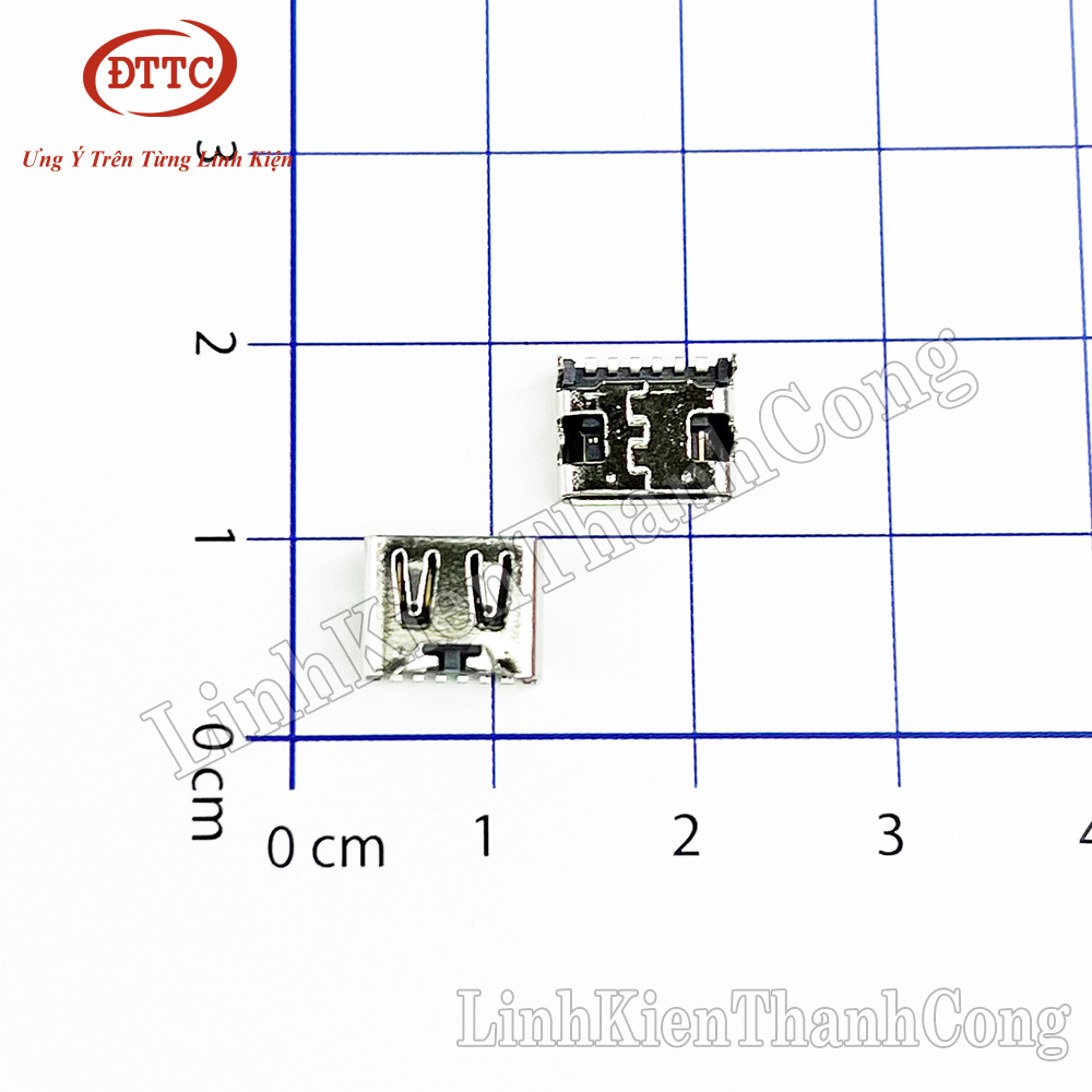 Chân sạc cổng usb 3.1 type-c 6p 6 chân smd