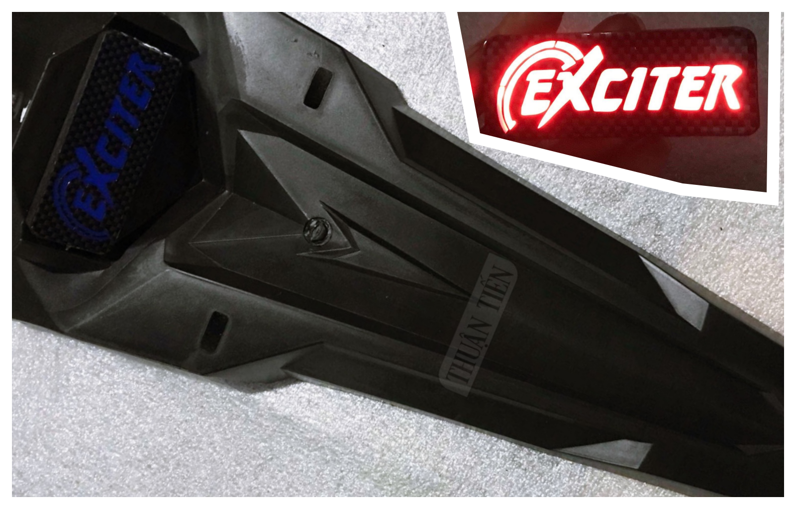 DÈ CHẮN BÙN EXCITER 150 CÓ ĐÈN KIỂU SONIC
