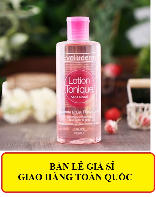 NƯỚC HOA HỒNG (TẨY TRANG NHẸ) EVOLUDERM LOTION TONIQUE 250mL