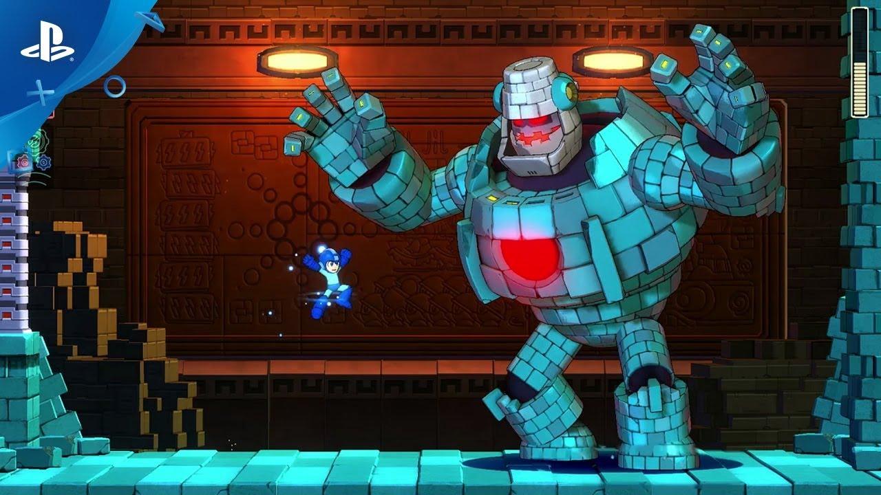 Đĩa trò chơi điện tử PS4 Megaman 11