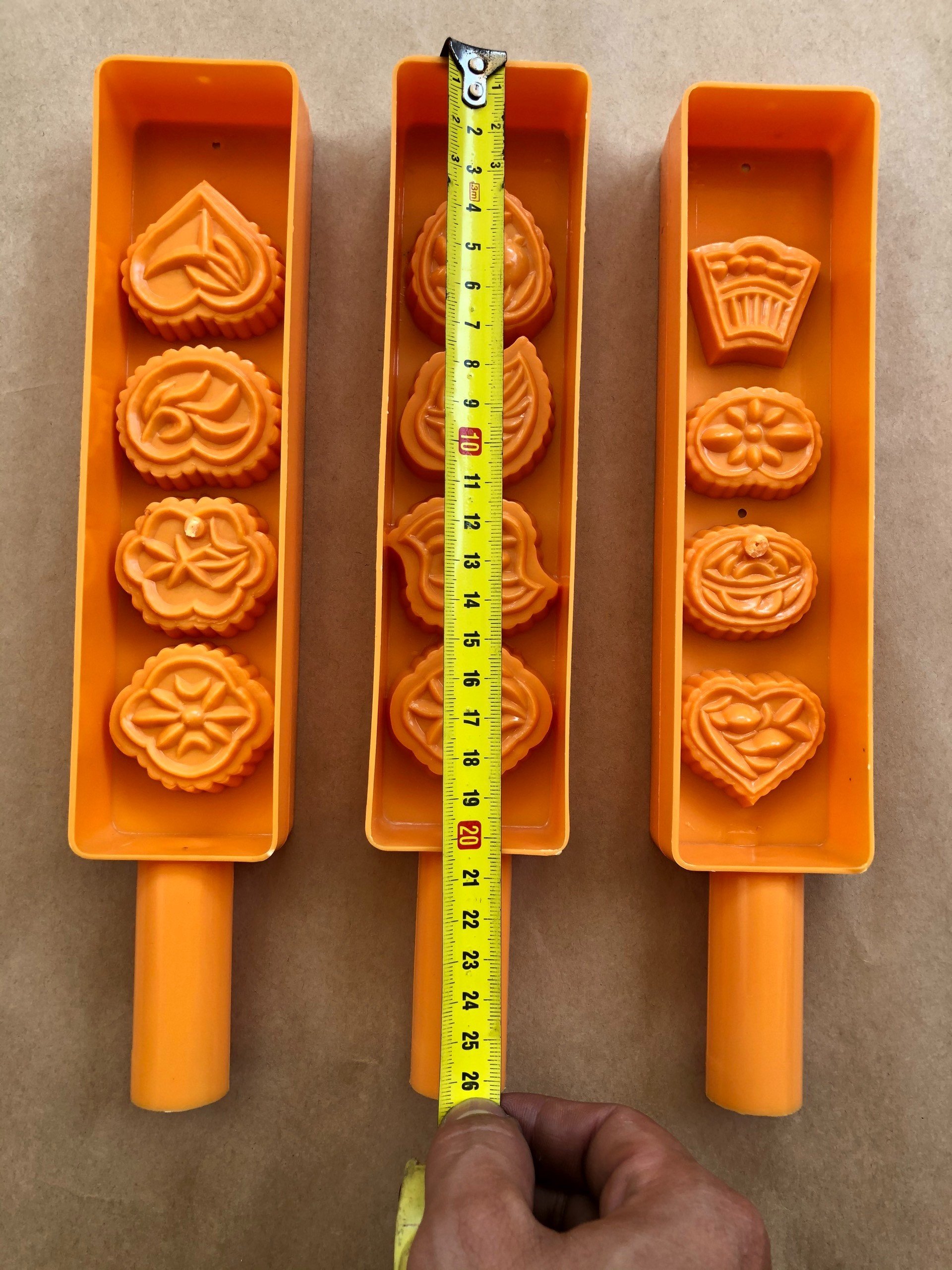 Bộ 2 Khuôn Làm Bánh Trung Thu Mini , Phục Linh