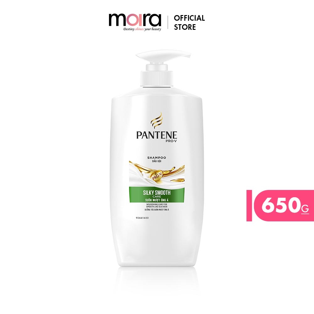Dầu Gội Pantene Suôn Mượt Óng Ả 650ml
