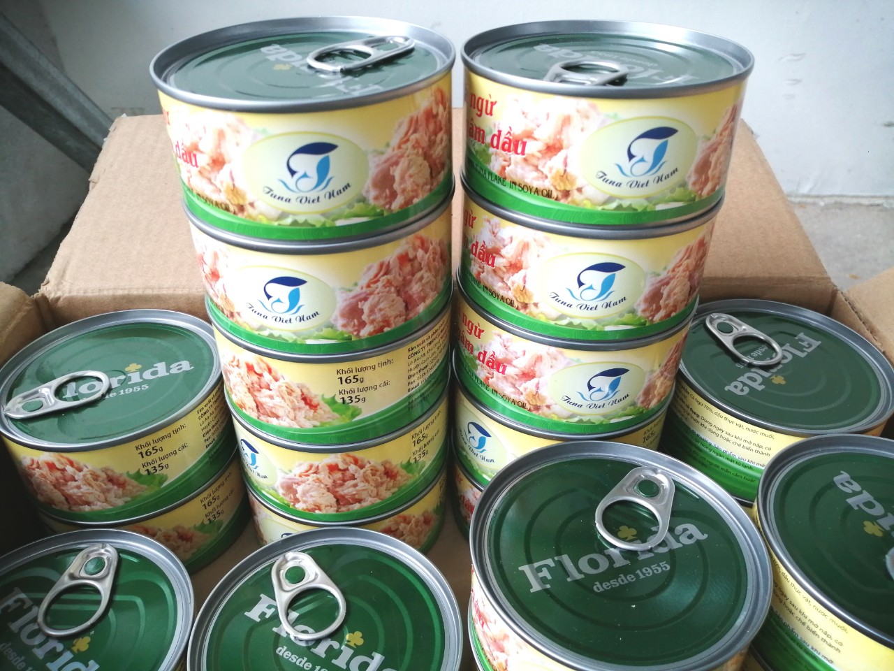 Cá ngừ ngâm dầu (thịt xé)