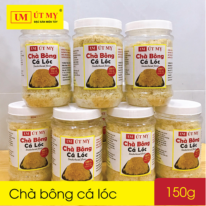 [MUA 2 TẶNG 1] Chà bông cá lóc Út Mỵ 150g/hộp