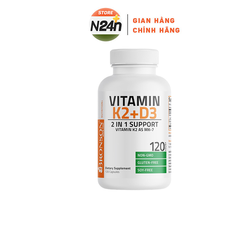 Viên uống bổ sung chắc khỏe xương khớp bronson vitamin d3+k2
