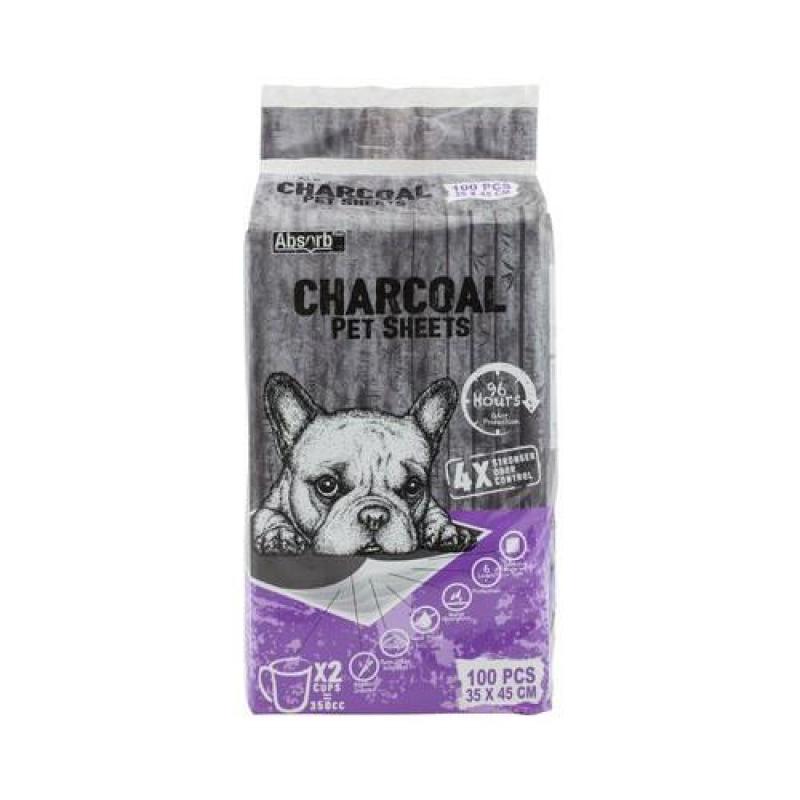✢☎  Tấm  vệ sinh than hoạt tính cho chó mèo Charcoal Absorb 35x45cm gói 100 cái