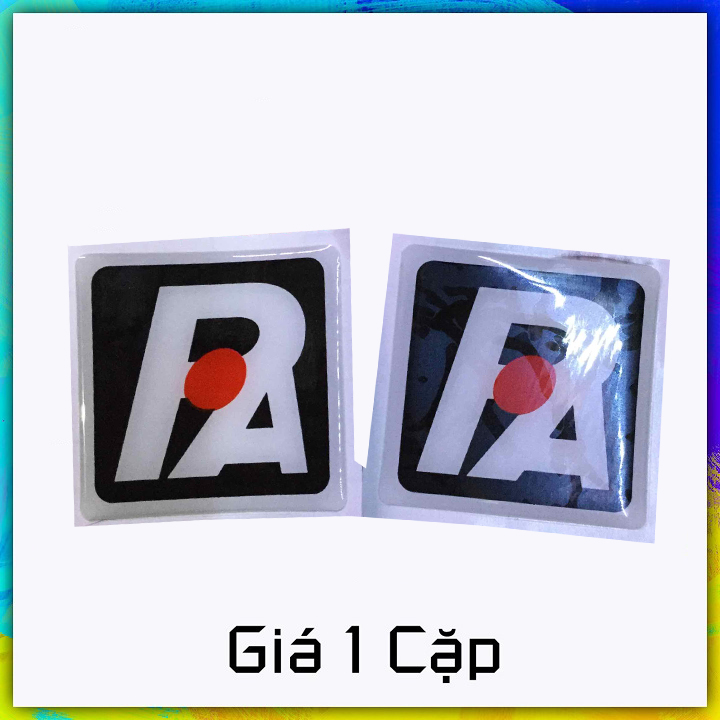 [HCM]TEM DÁN THÙNG LOA LOGO PA ĐEN-TEM PA VÀNG