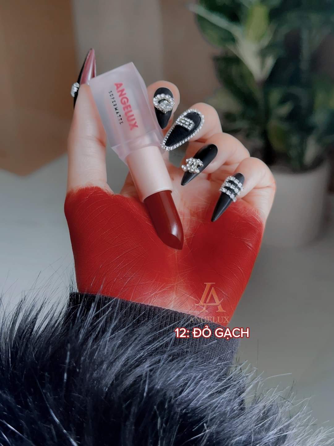 SON THỎI SÁP ANGELUX 2023 NEW - ĐỎ GẠCH