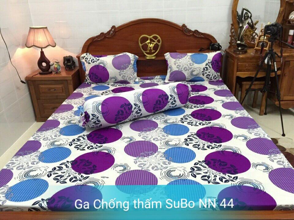 Ga chông thấm 100% cotton thun phủ nano kháng nước bề mặt( giao màu ngẫu nhiên)