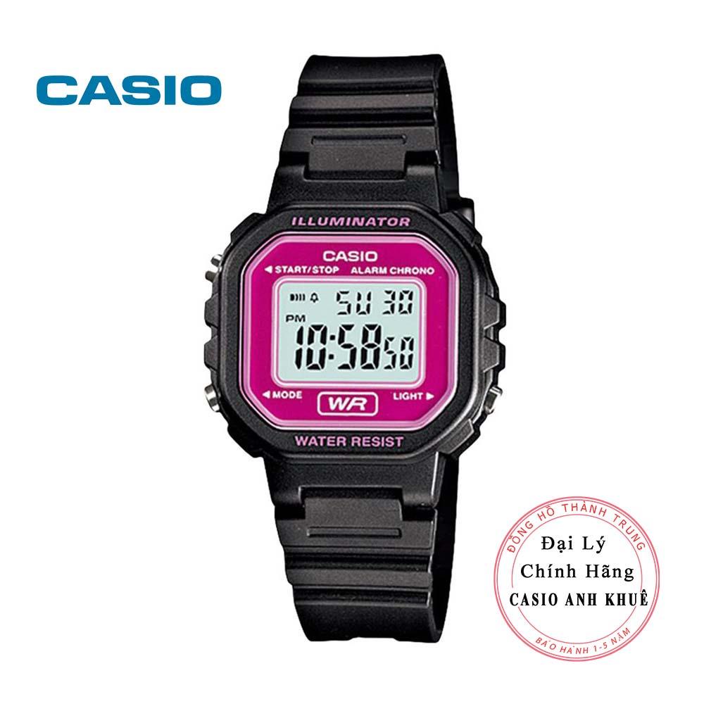 Casio La-20Wh-4Adf Women's Electronic Watch with Plastic Strap