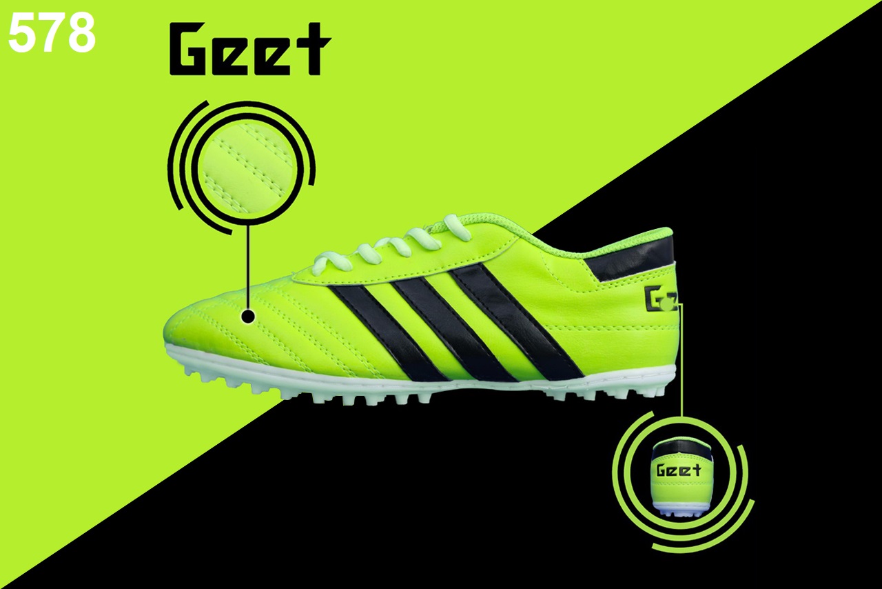 [Chính Hãng ☑️] Giày bóng đá 3 Sọc Geet size 36 đến 43