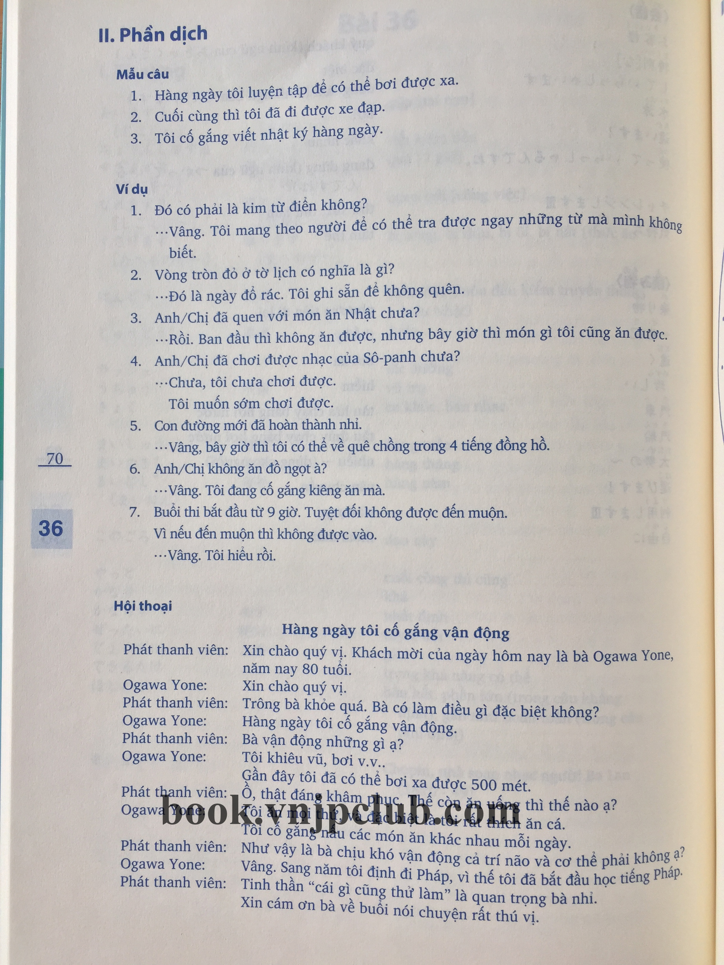 Minna no Nihongo Sơ Cấp 2 – Bản dịch tiếng Việt (Bản mới)