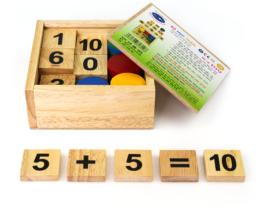 Đồ chơi gỗ Winwintoys - Bộ học toán