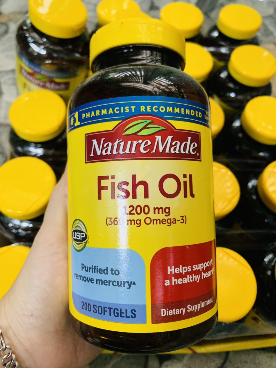 Fish Oil Nature Made 200 viên