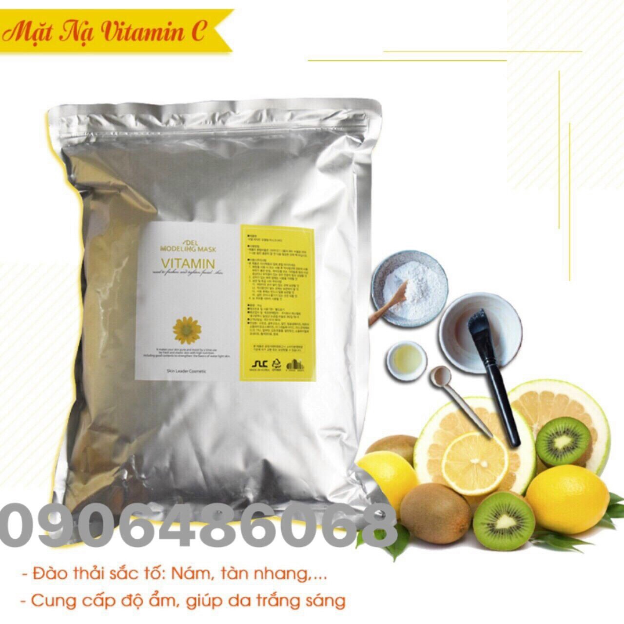 Bột Mặt Nạ Dẻo Đắp Mặt Hàn Quốc