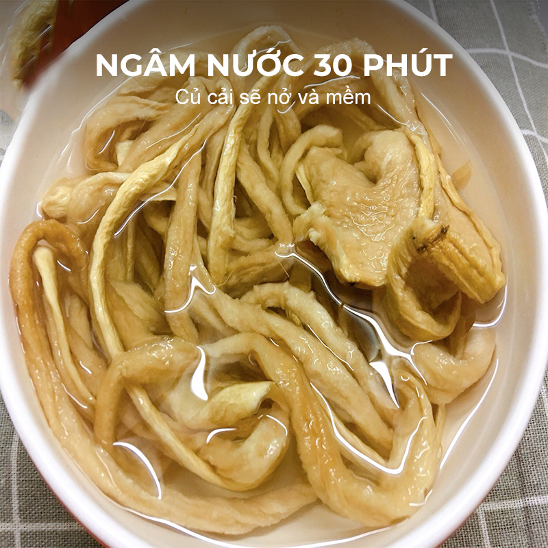 Củ cải sấy khô [ Loại 1, Khô, Giòn ]