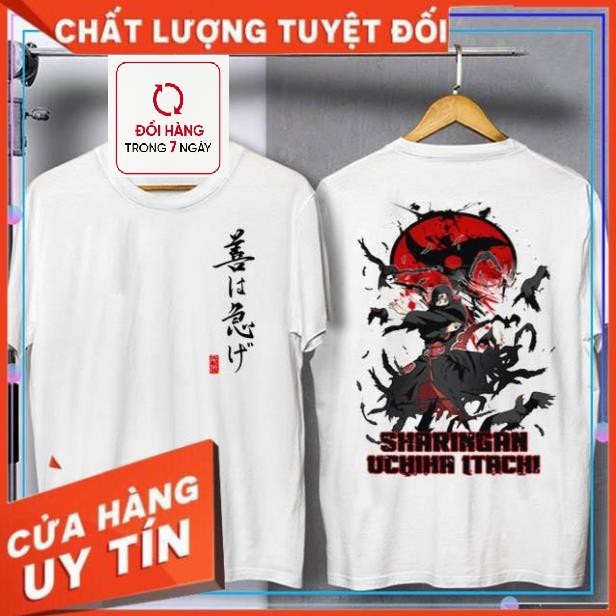 (ẢNH THẬT) Áo Uchiha Itachi Naruto Siêu Độc | Áo Thun ITACHI NARUTO