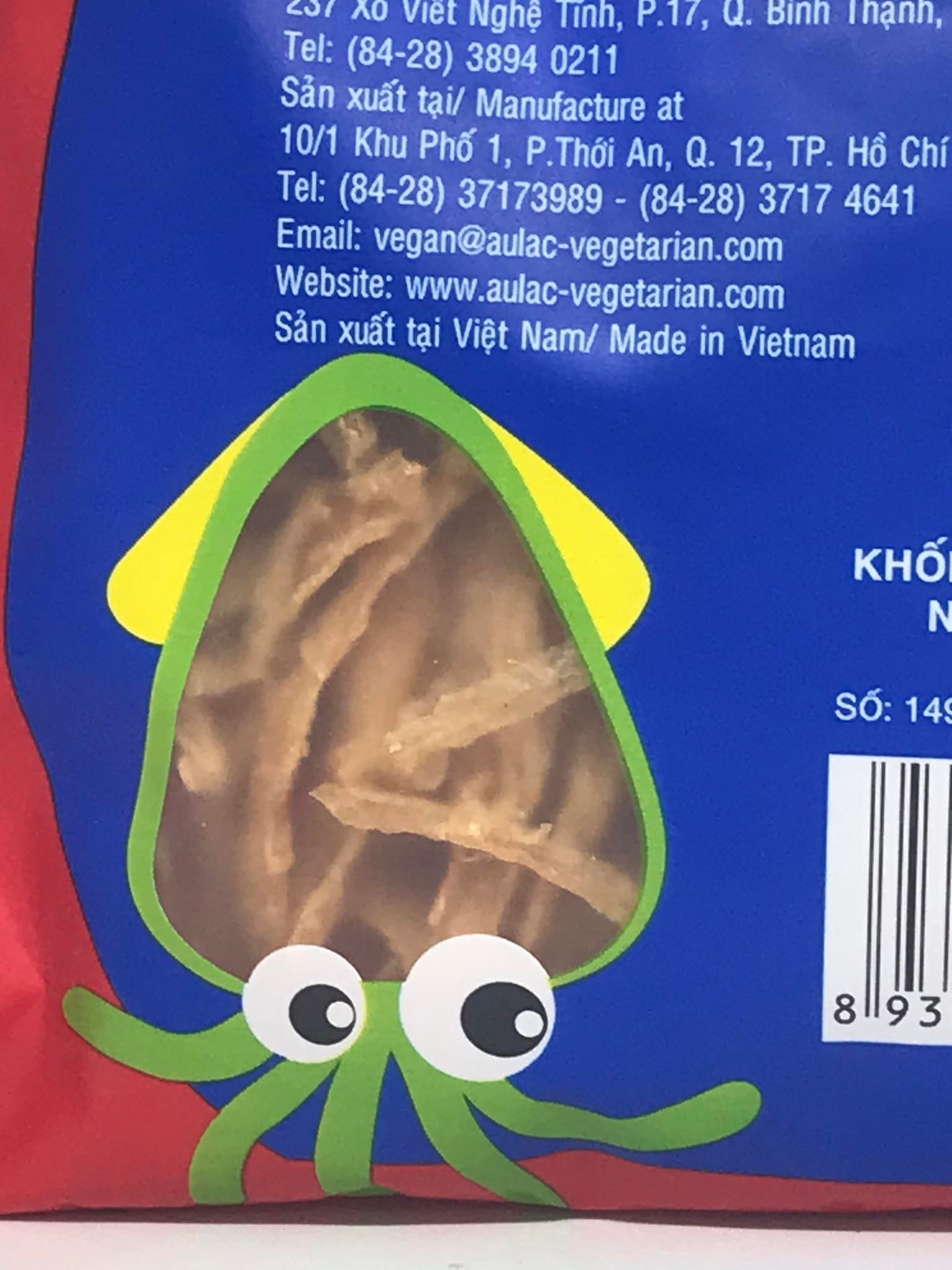Khô Mực Sợi Chay Âu Lạc - Gói 50g