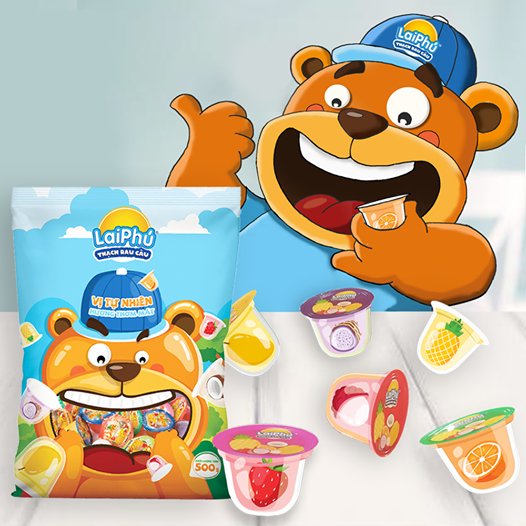 Thạch Rau Câu Lai Phú Gói 500G