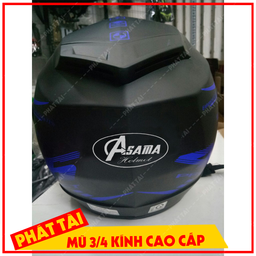 Nón Bảo Hiểm Fullface ASAMA M035 Tem 46 ( Nhiều Màu )