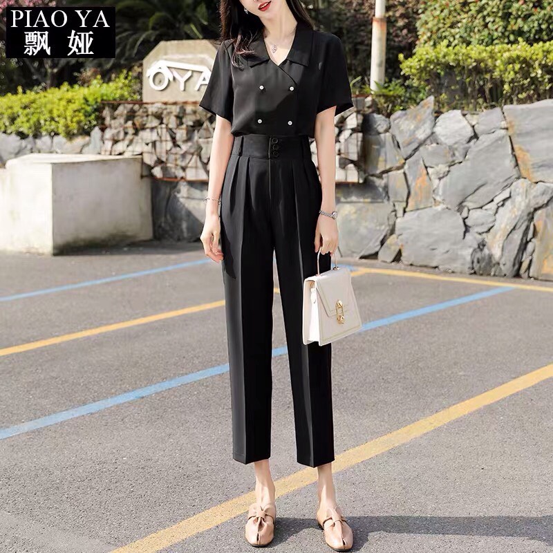 Quần Baggy Cạp Cao 3 cúc Siêu Đẹp