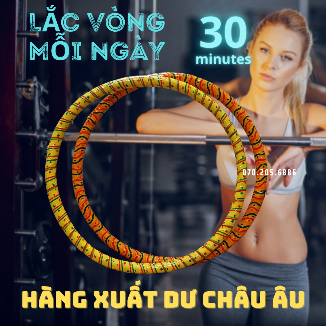 Vòng lắc giảm eo song mây giúp giảm eo bụng cực nhanh vòng đơn VNXK