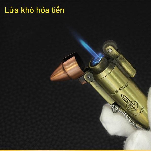 Bật Lửa Móc Khóa gas đá lửa khò kiểu APOLO độc đáo