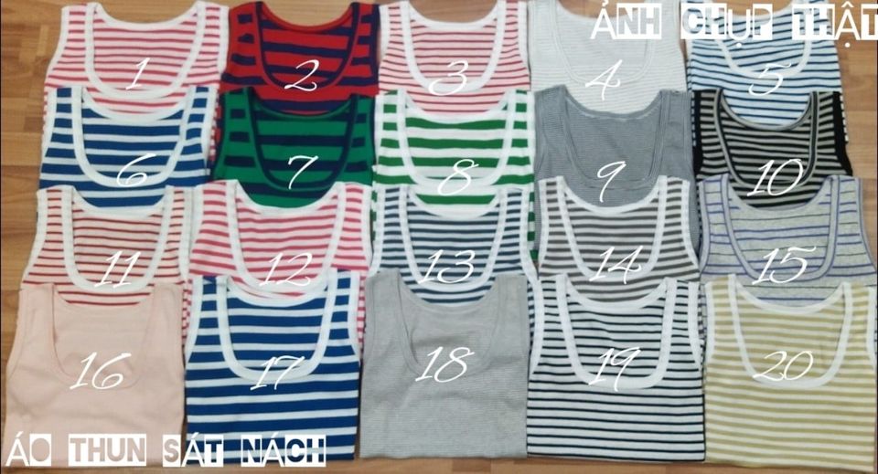 ÁO THUN SÁT NÁCH ÁO 3 LỖ NỮ (CÓ SAI ĐẠI 35-75KG)