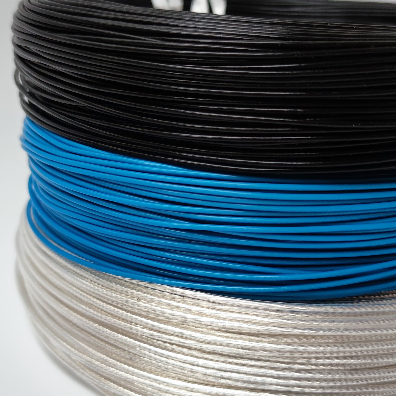 Dây điện mạ bạc vỏ teflon 22AWG - 0.5mm (Giá 1 mét)
