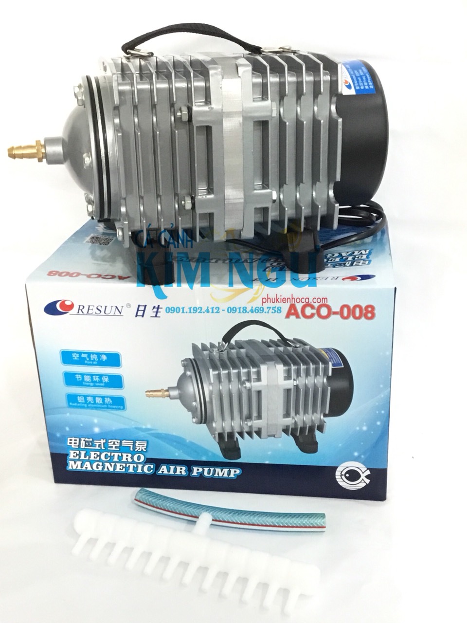 Máy Sủi Oxy Hồ Cá RESUN ACO 008 (120W) ACO008
