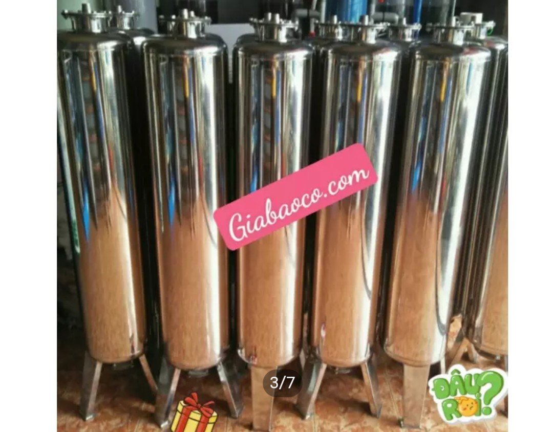 Vỏ Cột Lọc Nước Inox - Cột Lọc Inox- Dùng Van Mặt Bích- Đơn Giá / 1 Cột