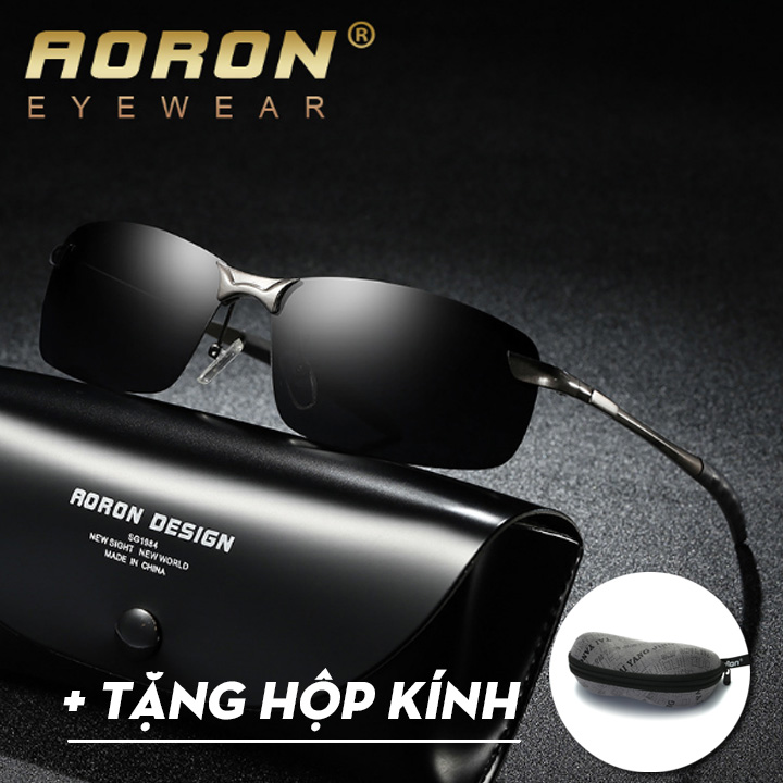 Mắt kính mát nam, kính râm nam cao cấp AORON