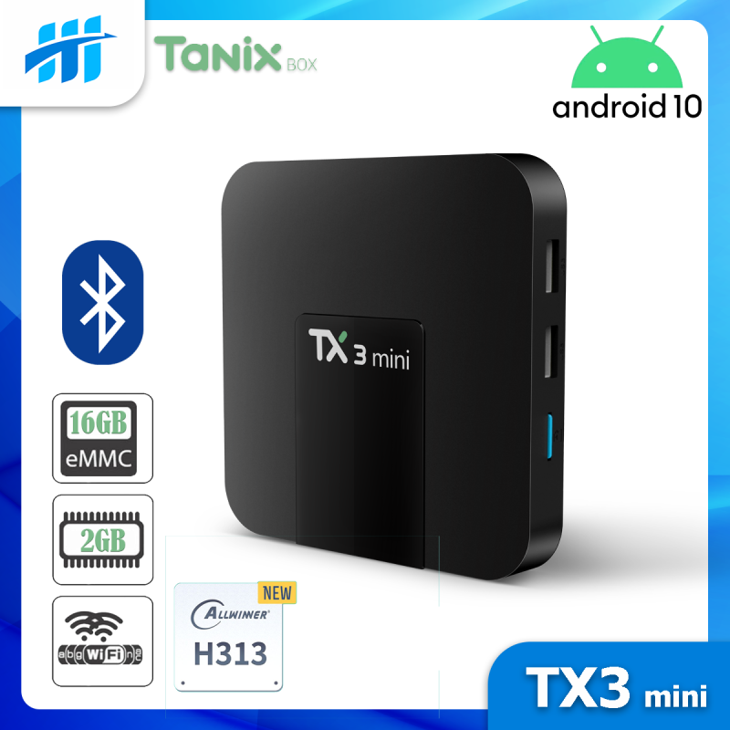 Android TV Box TX3 mini - Android 10, Allwinner H313, Ram 2GB, Bộ nhớ trong 16GB