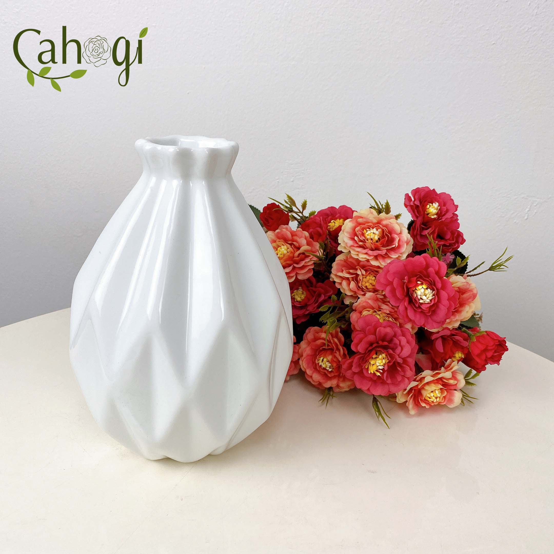 Bình Sứ Lọ Hoa Trám Qủa Dứa