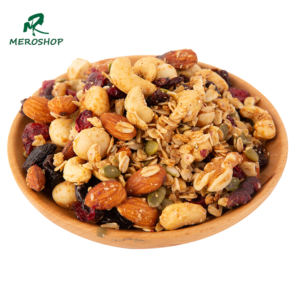 500GRAM GRANOLA 70% HẠT 30%YẾN MẠCH