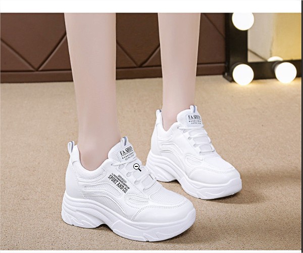 Thanh lý - Giày bánh mì đế độn cá tính cao 7cm full size BM093