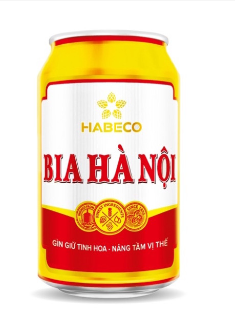 Bia lon Hà Nội 330ml (thùng 24 lon)