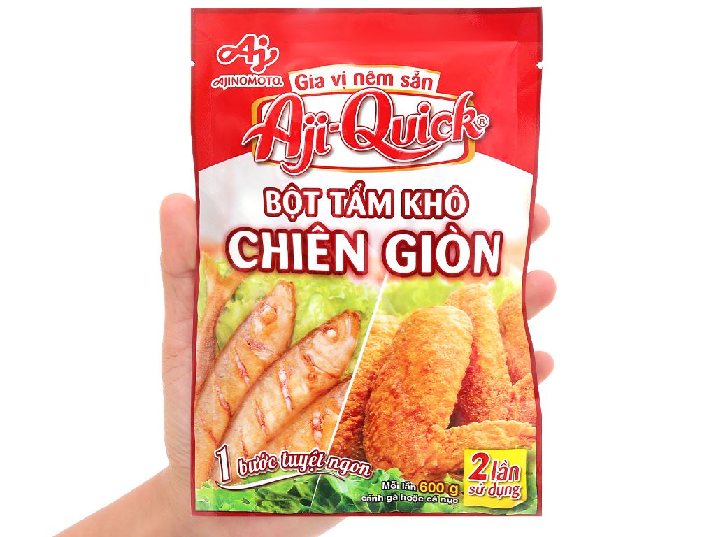 Bột tẩm khô chiên giòn Aji-Quick